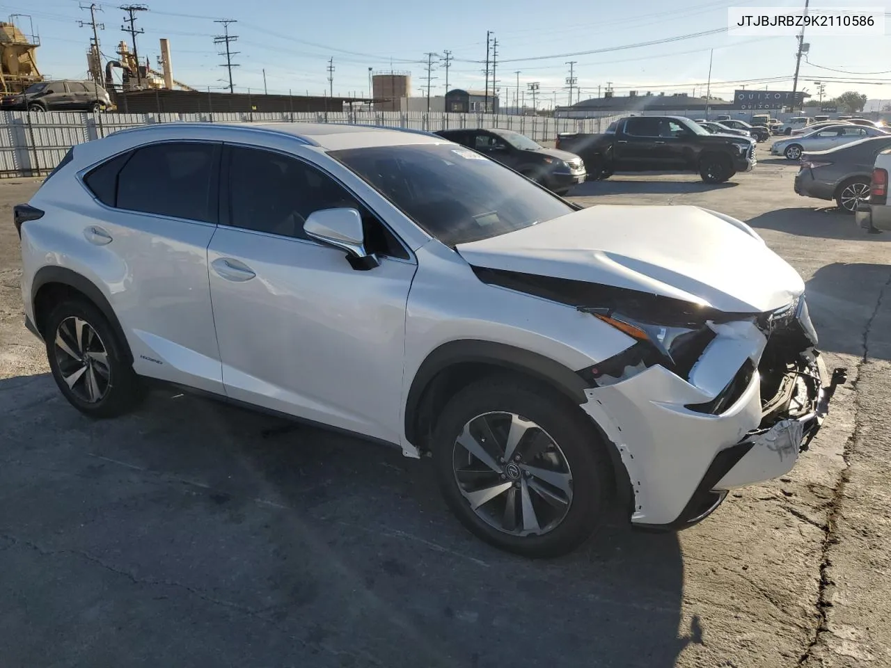 2019 Lexus Nx 300H VIN: JTJBJRBZ9K2110586 Lot: 77370434