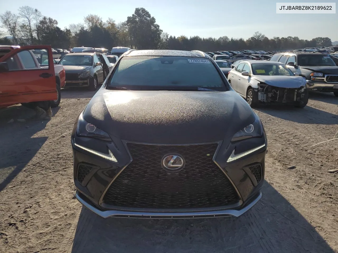 2019 Lexus Nx 300 Base VIN: JTJBARBZ8K2189622 Lot: 77897464