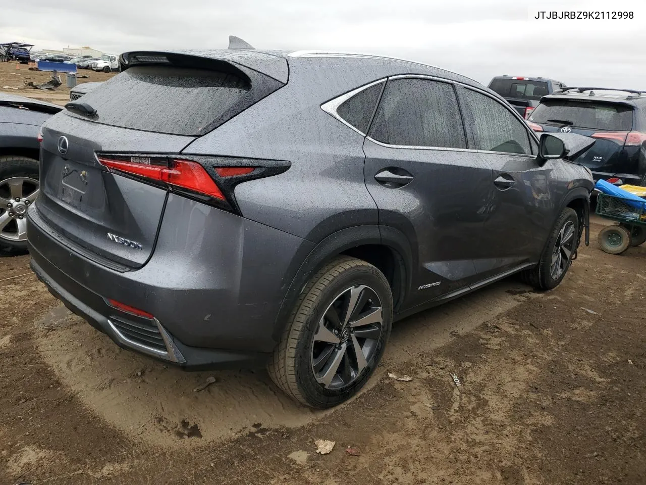 2019 Lexus Nx 300H VIN: JTJBJRBZ9K2112998 Lot: 78639014