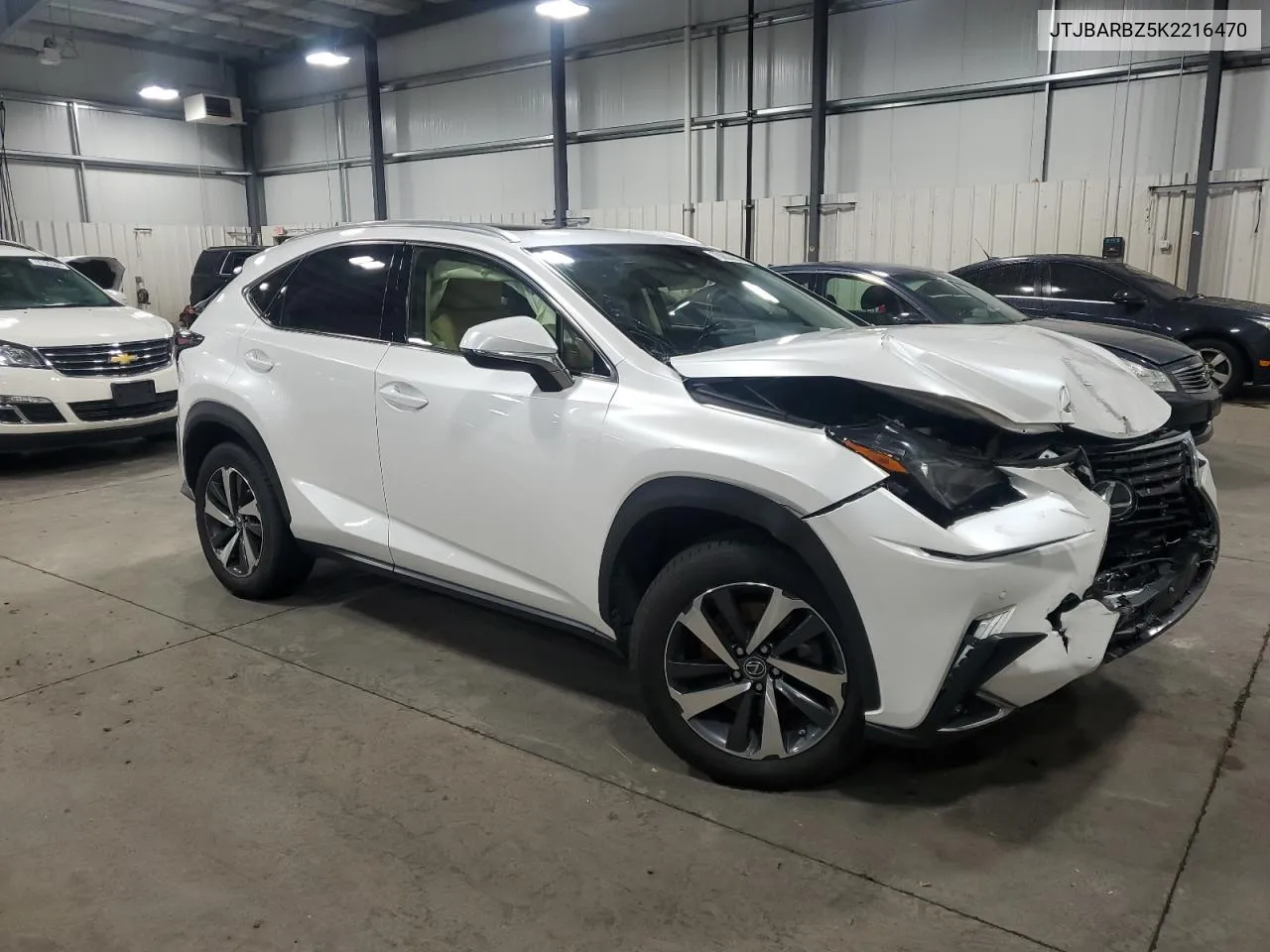 2019 Lexus Nx 300 Base VIN: JTJBARBZ5K2216470 Lot: 78803934