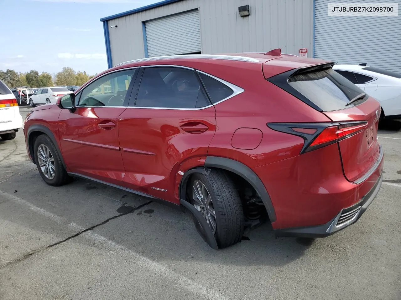 2019 Lexus Nx 300H VIN: JTJBJRBZ7K2098700 Lot: 79107784