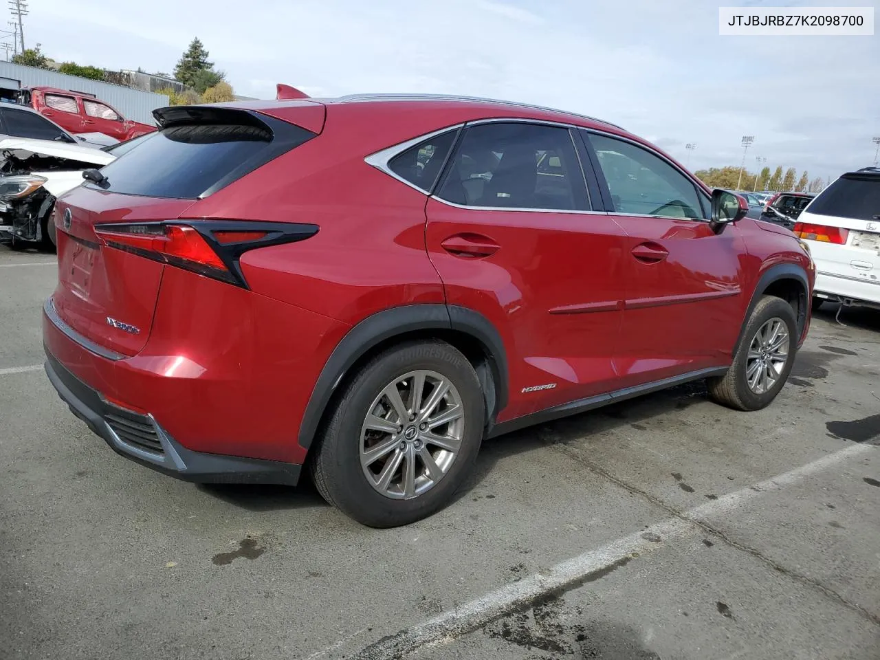 2019 Lexus Nx 300H VIN: JTJBJRBZ7K2098700 Lot: 79107784