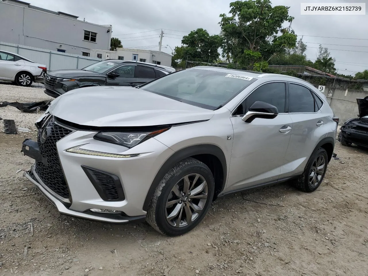 2019 Lexus Nx 300 Base VIN: JTJYARBZ6K2152739 Lot: 79206964