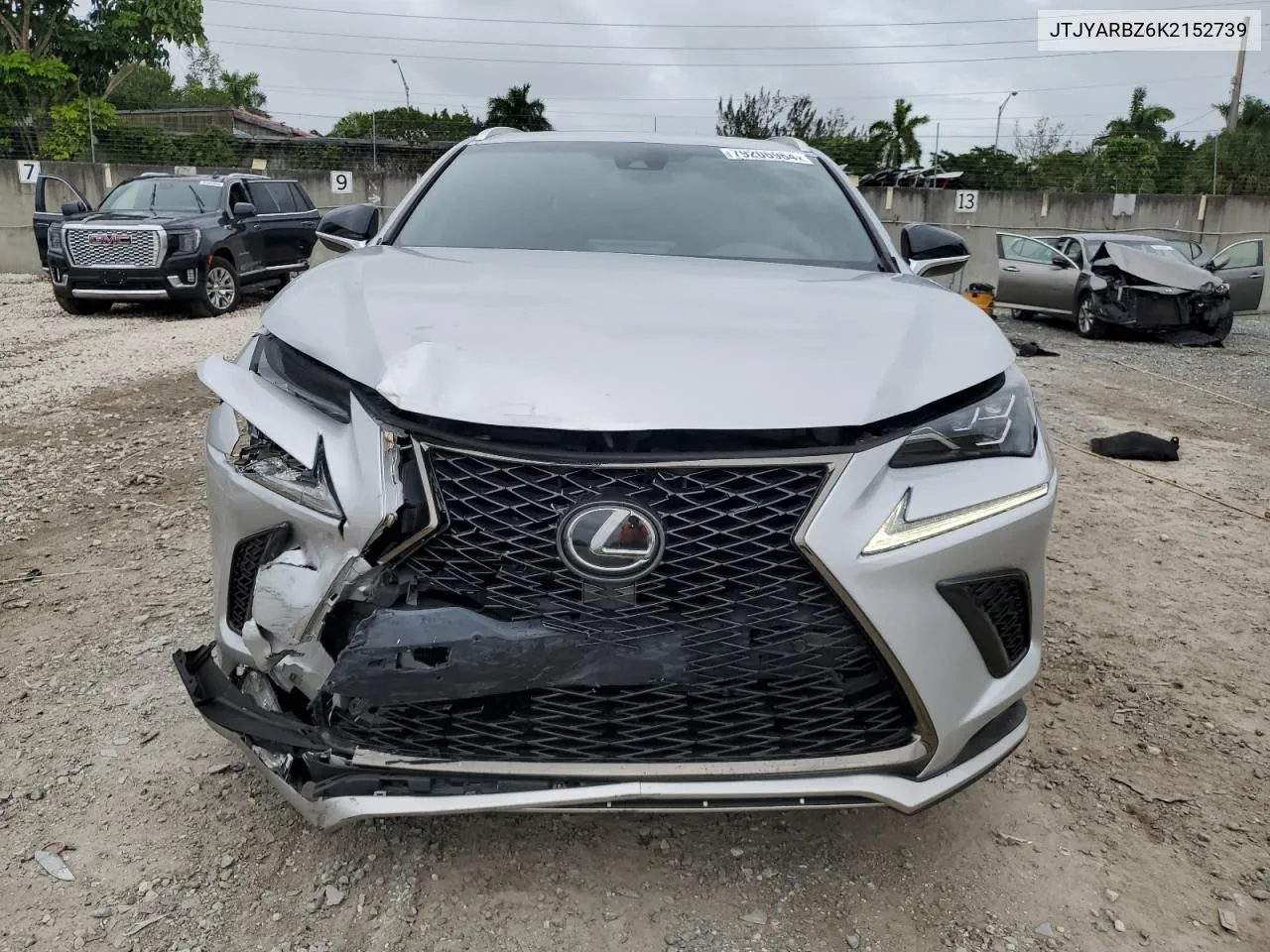 2019 Lexus Nx 300 Base VIN: JTJYARBZ6K2152739 Lot: 79206964