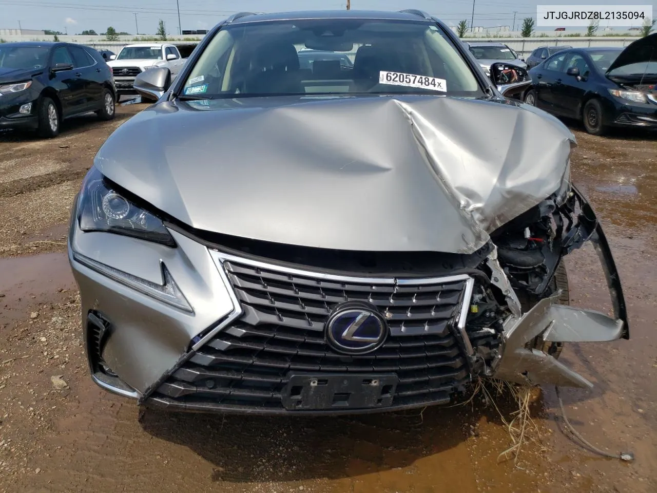 2020 Lexus Nx 300H VIN: JTJGJRDZ8L2135094 Lot: 62057484