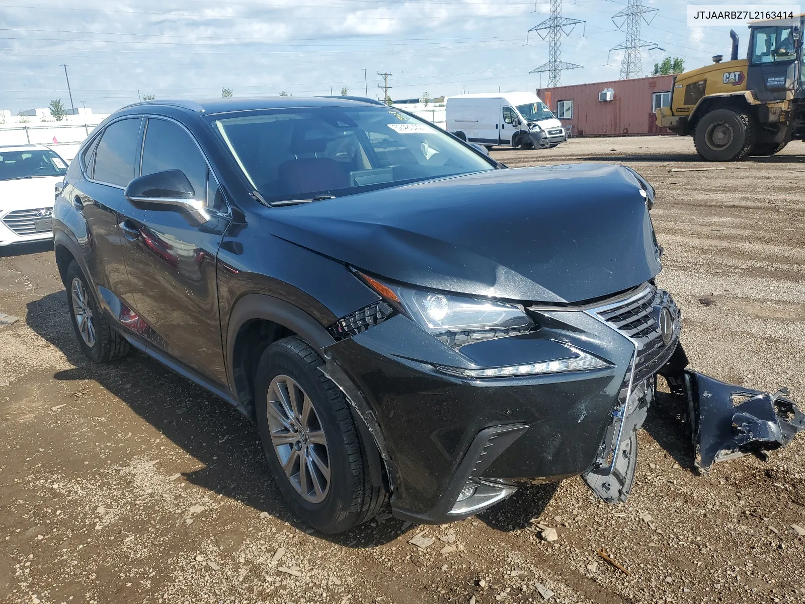 2020 Lexus Nx 300 Base VIN: JTJAARBZ7L2163414 Lot: 62480444