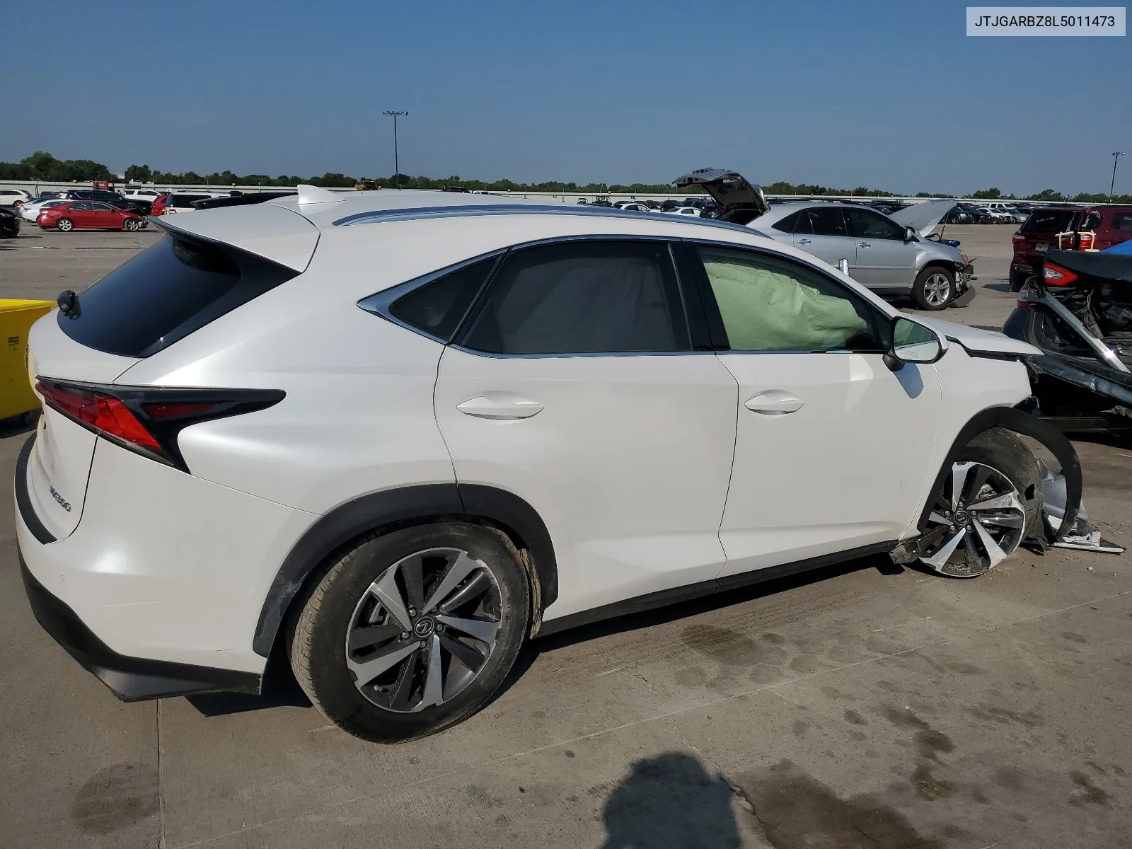 2020 Lexus Nx 300 VIN: JTJGARBZ8L5011473 Lot: 66281374