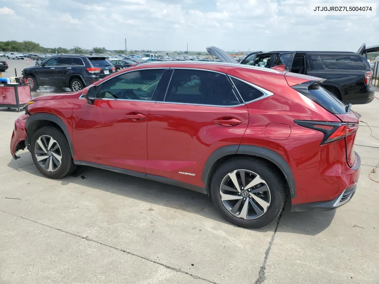 2020 Lexus Nx 300H VIN: JTJGJRDZ7L5004074 Lot: 68453594