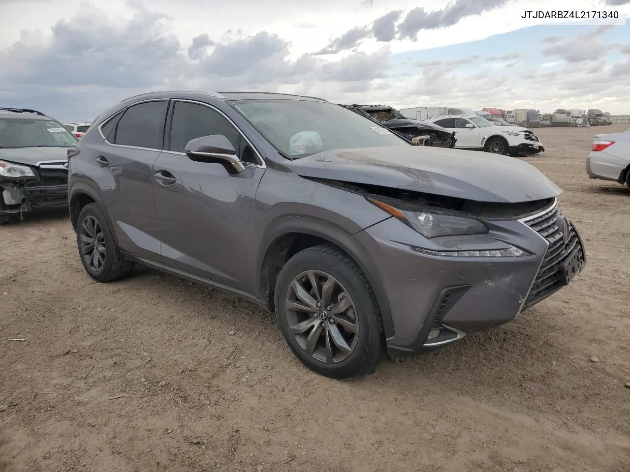 JTJDARBZ4L2171340 2020 Lexus Nx 300