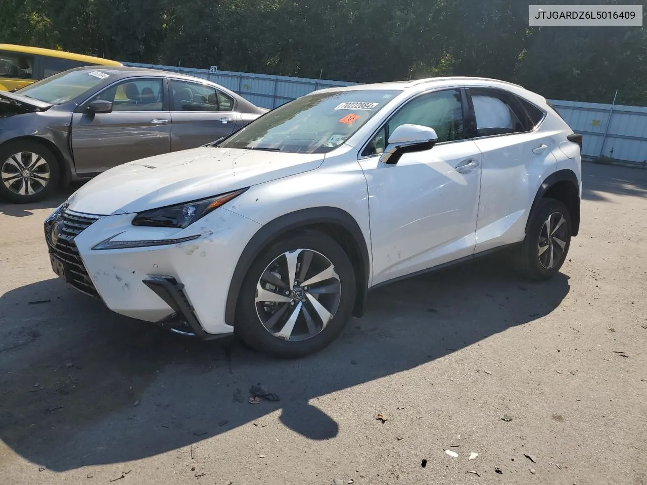 2020 Lexus Nx 300 VIN: JTJGARDZ6L5016409 Lot: 70222884