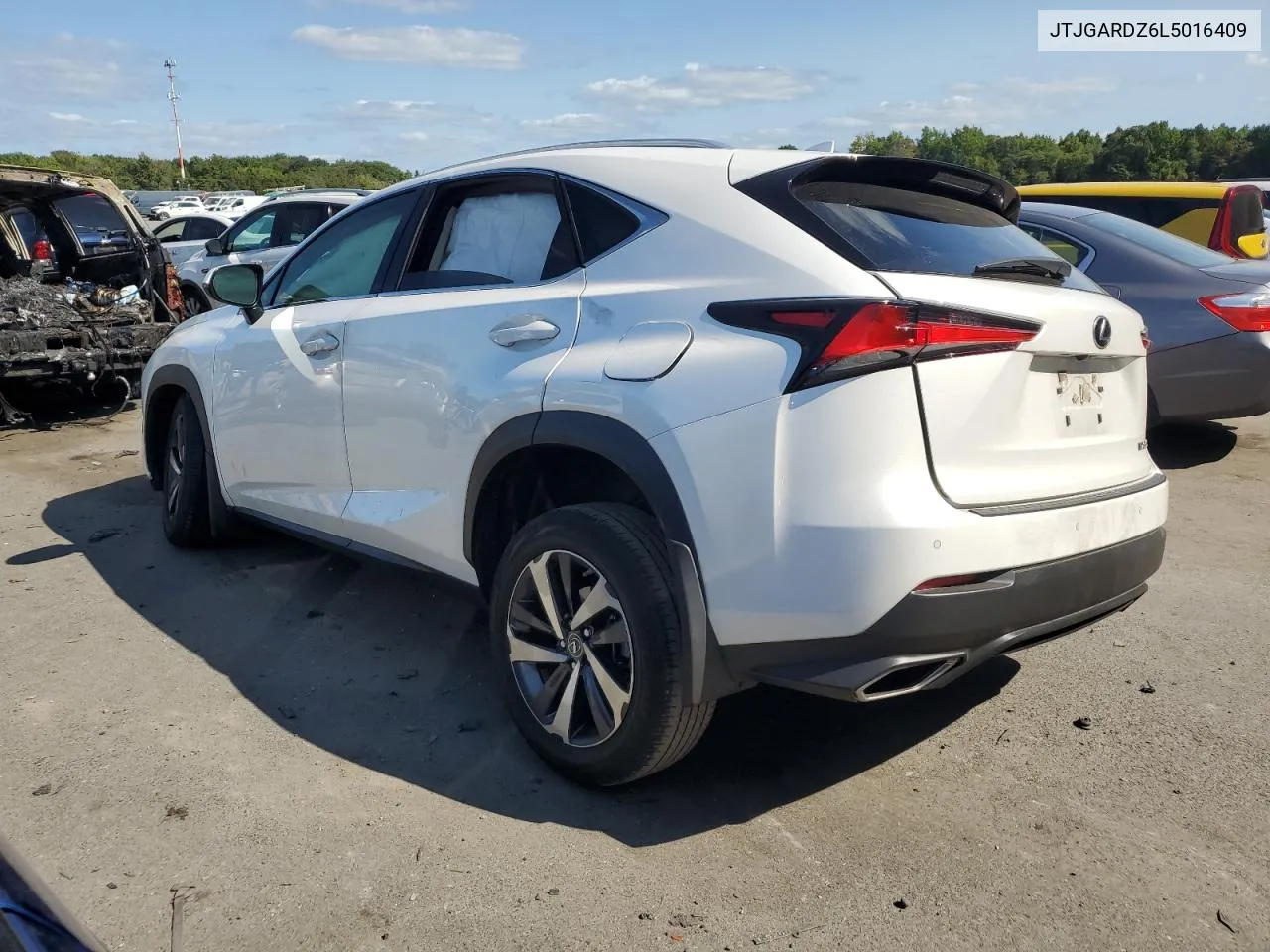 2020 Lexus Nx 300 VIN: JTJGARDZ6L5016409 Lot: 70222884