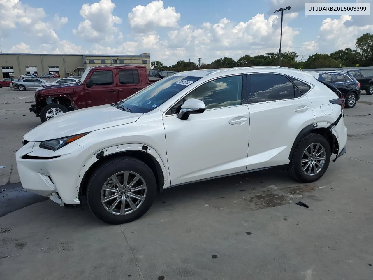 2020 Lexus Nx 300 VIN: JTJDARBZ0L5003399 Lot: 70681814