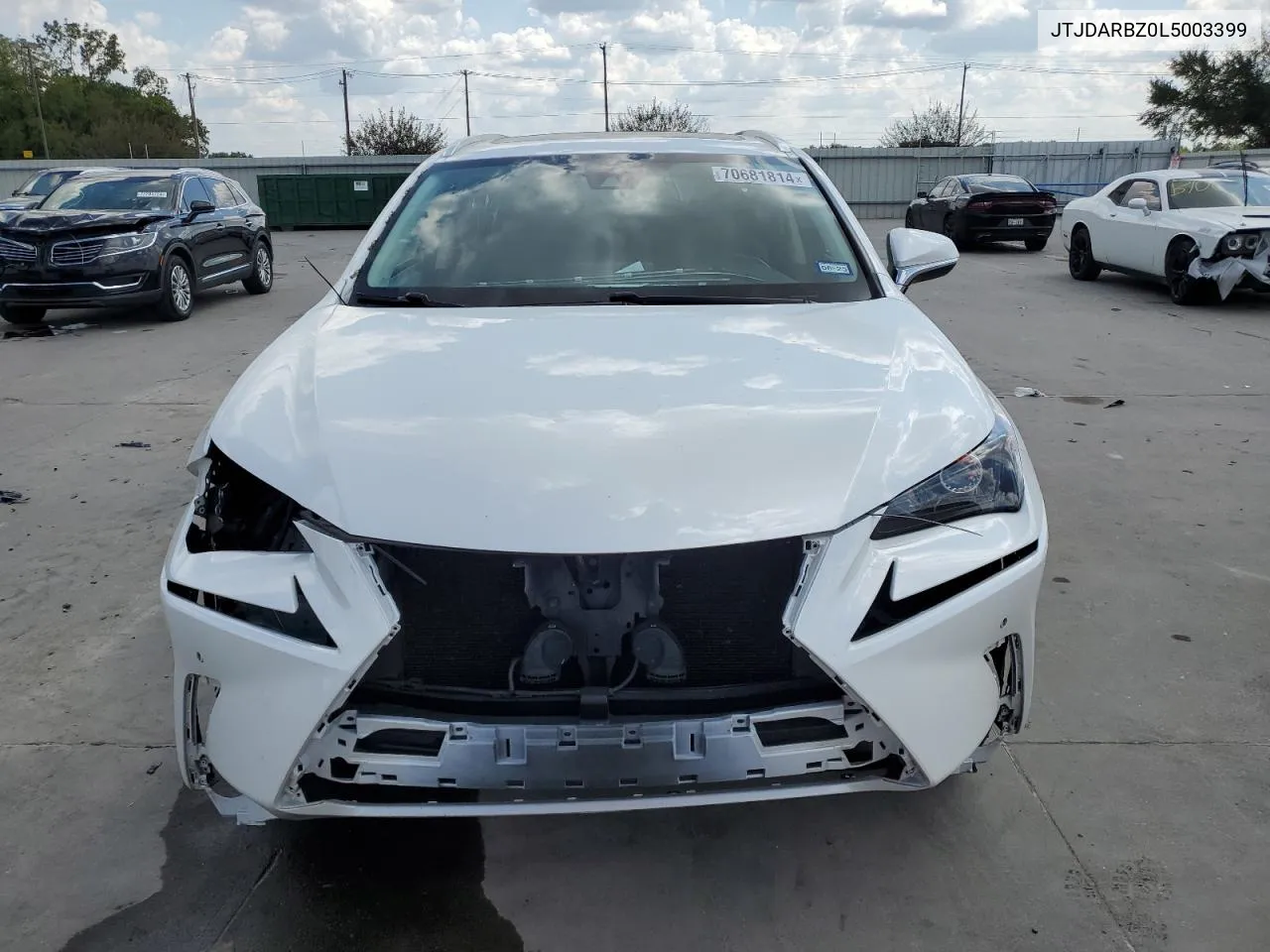 JTJDARBZ0L5003399 2020 Lexus Nx 300