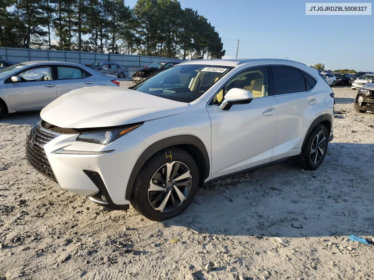 2020 Lexus Nx 300H VIN: JTJGJRDZ8L5008327 Lot: 70752214