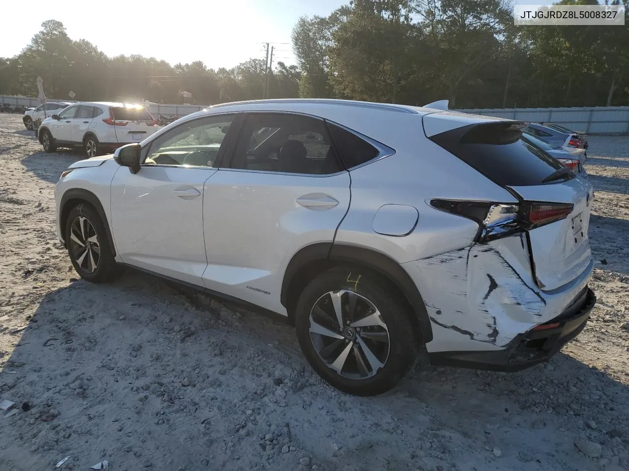 2020 Lexus Nx 300H VIN: JTJGJRDZ8L5008327 Lot: 70752214