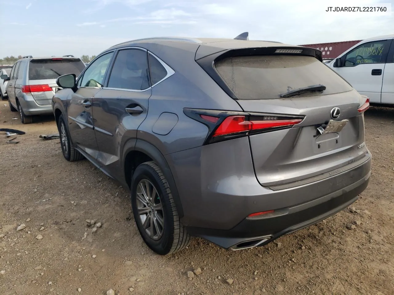 2020 Lexus Nx 300 VIN: JTJDARDZ7L2221760 Lot: 71889124