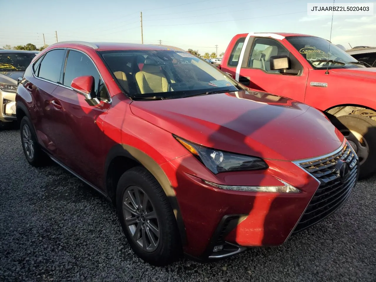 2020 Lexus Nx 300 Base VIN: JTJAARBZ2L5020403 Lot: 74107064