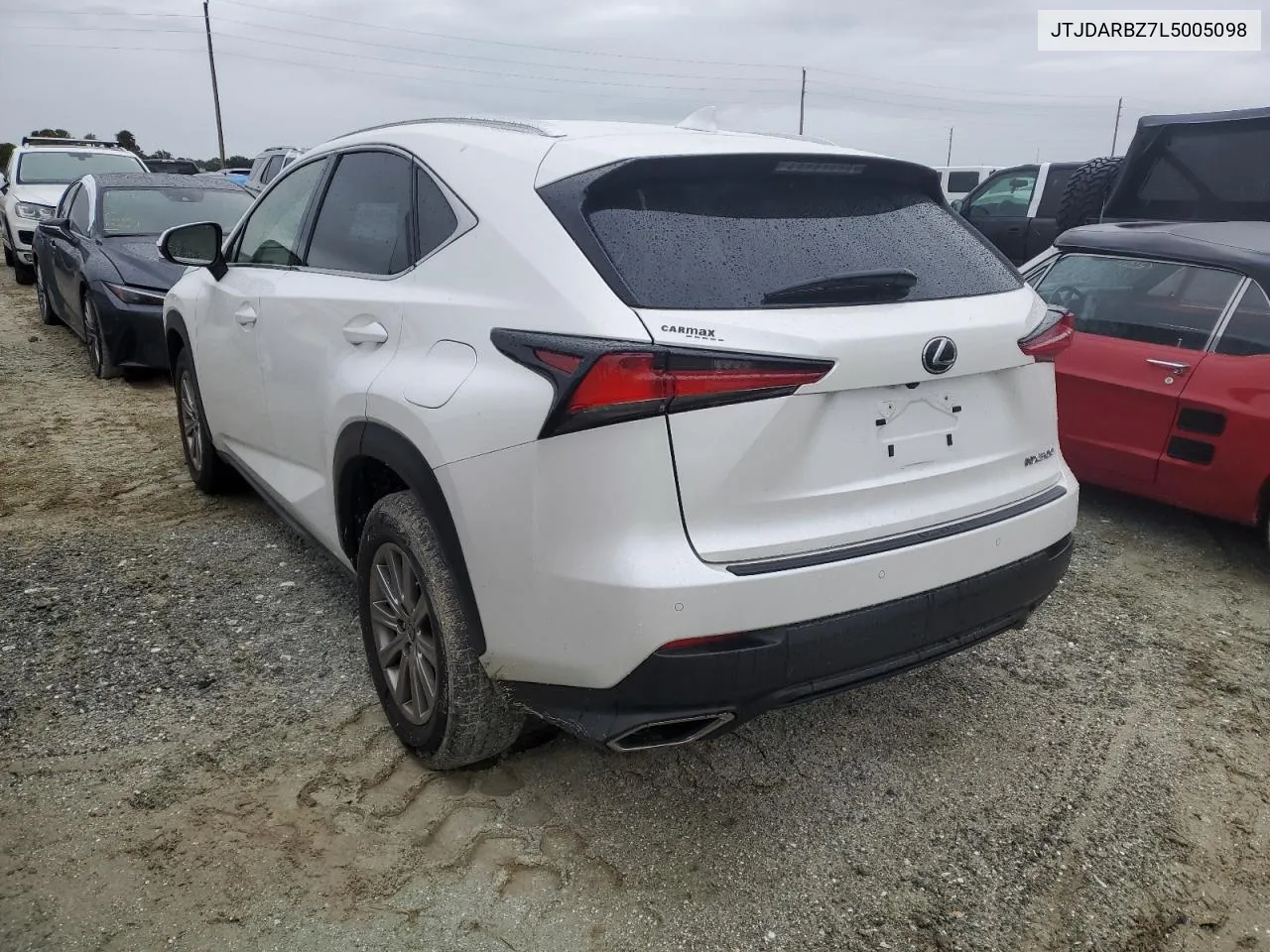 2020 Lexus Nx 300 VIN: JTJDARBZ7L5005098 Lot: 74901314