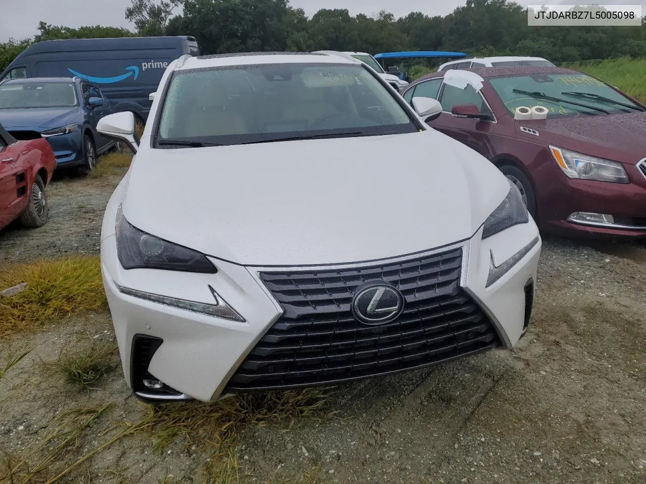 2020 Lexus Nx 300 VIN: JTJDARBZ7L5005098 Lot: 74901314