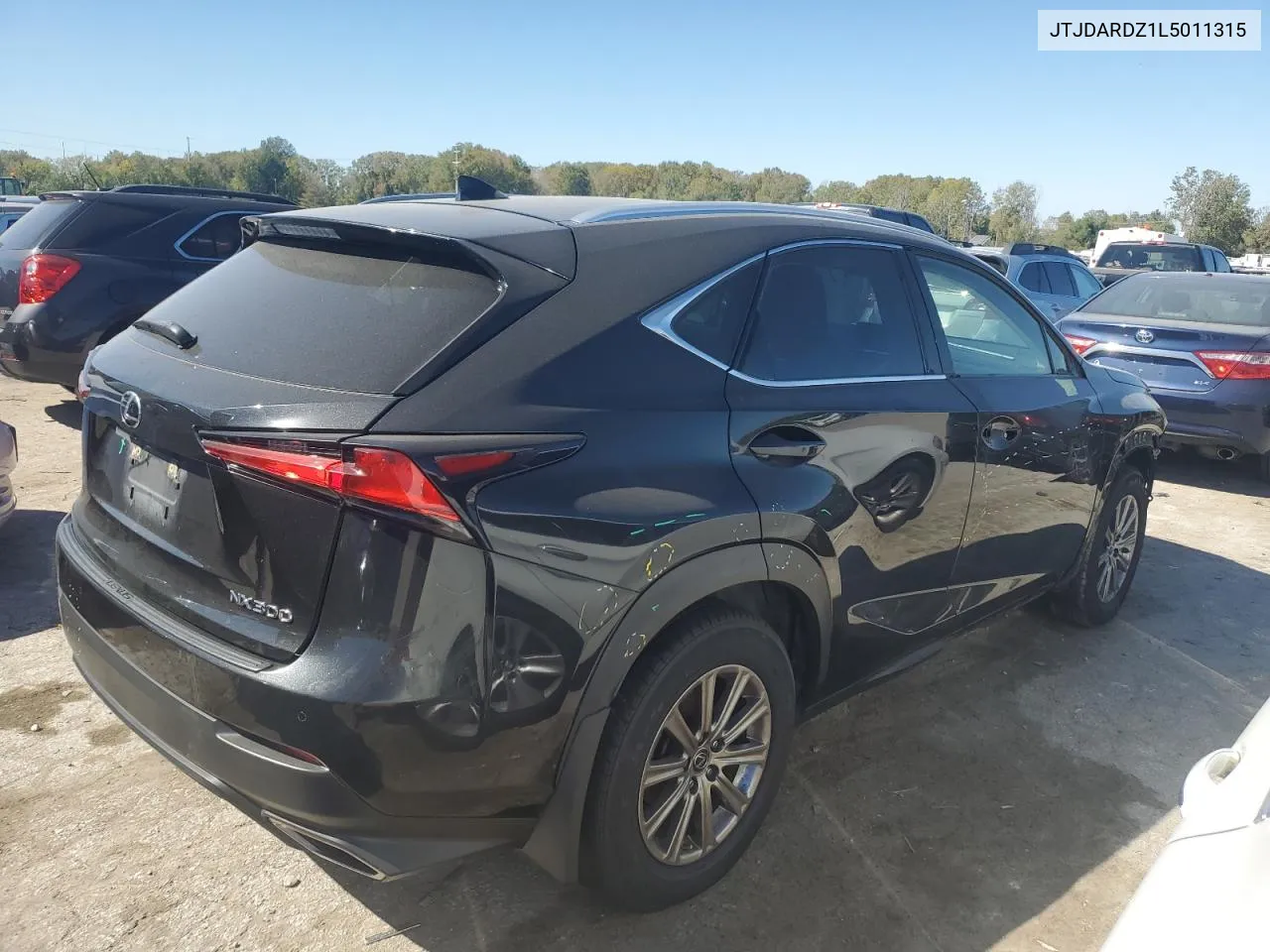 2020 Lexus Nx 300 VIN: JTJDARDZ1L5011315 Lot: 74954074