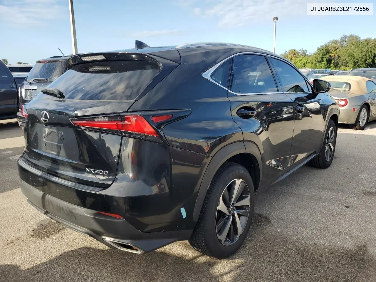 2020 Lexus Nx 300 VIN: JTJGARBZ3L2172556 Lot: 75076954