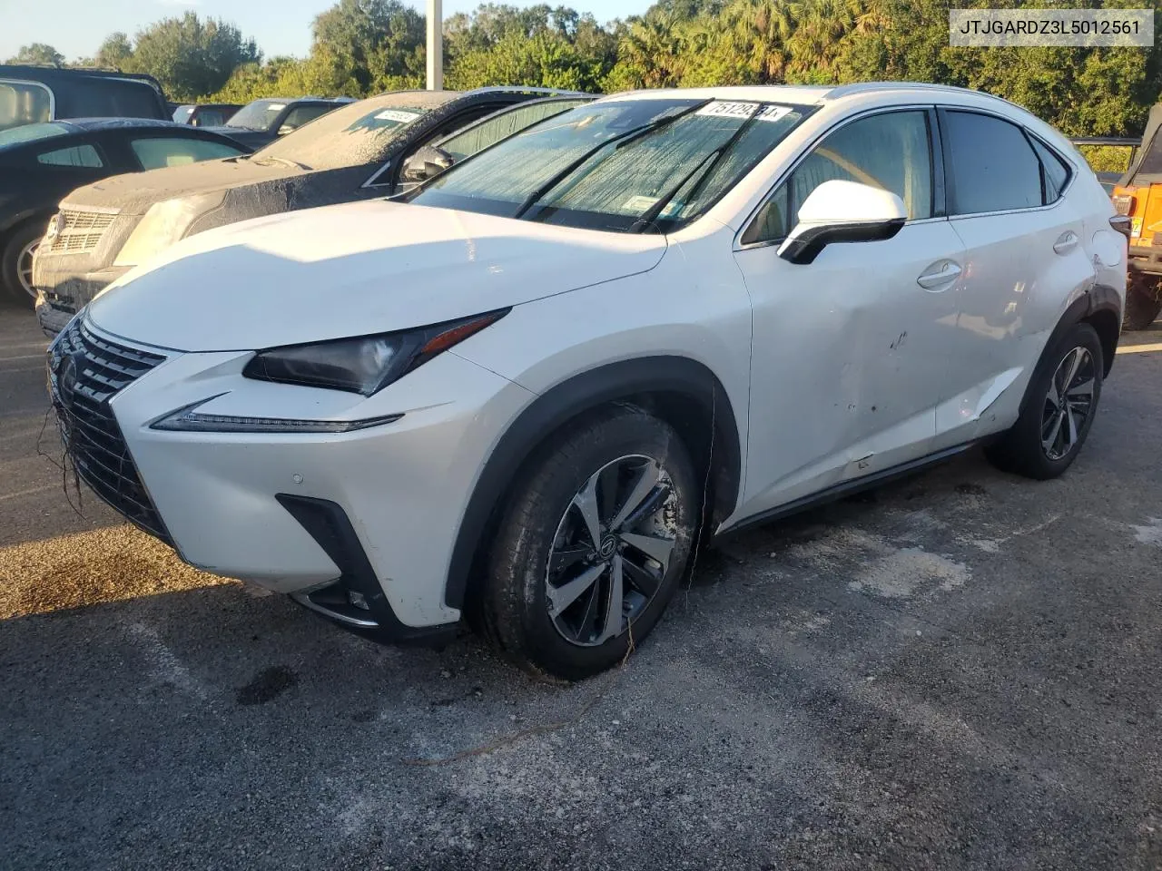 2020 Lexus Nx 300 VIN: JTJGARDZ3L5012561 Lot: 75129334