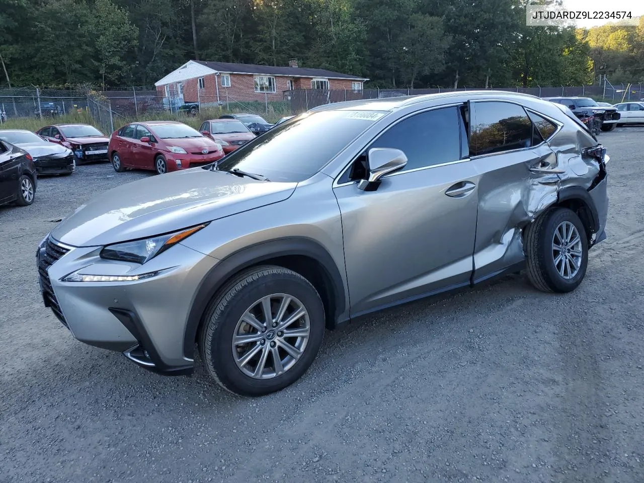 2020 Lexus Nx 300 VIN: JTJDARDZ9L2234574 Lot: 75156084