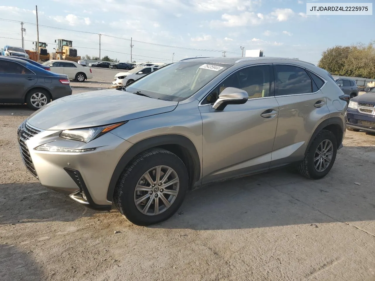 2020 Lexus Nx 300 VIN: JTJDARDZ4L2225975 Lot: 75435944