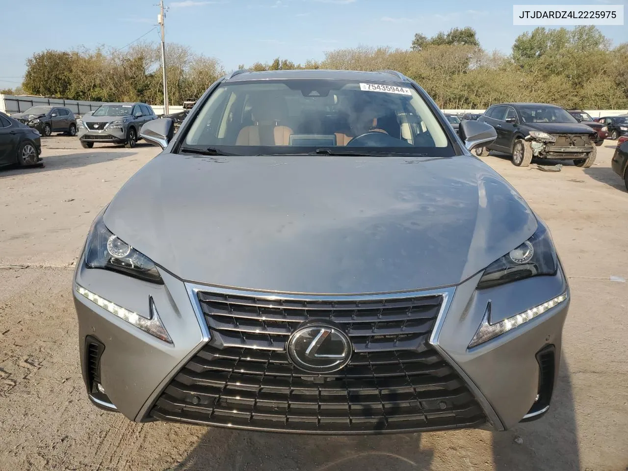 2020 Lexus Nx 300 VIN: JTJDARDZ4L2225975 Lot: 75435944