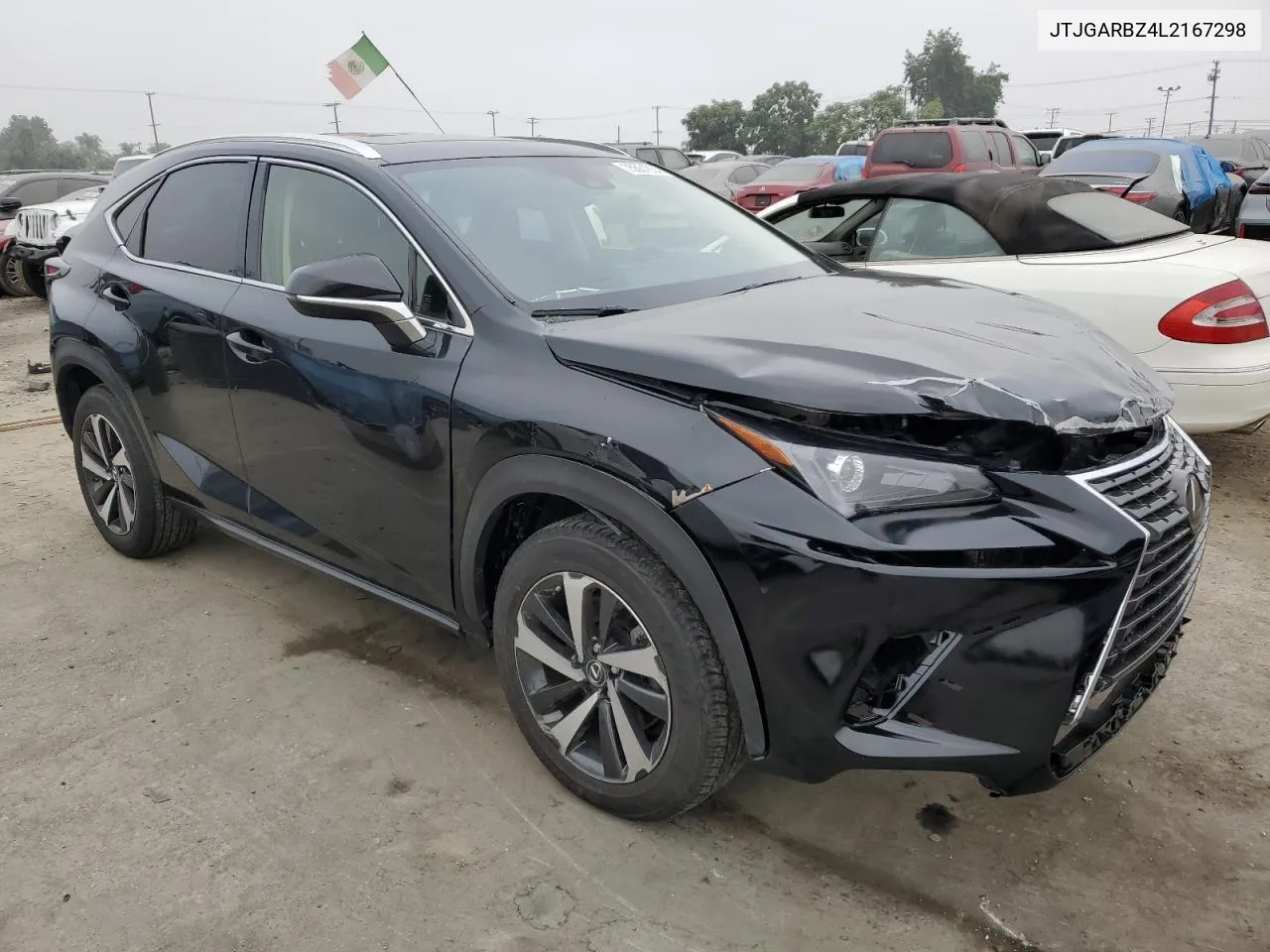 2020 Lexus Nx 300 VIN: JTJGARBZ4L2167298 Lot: 75551834