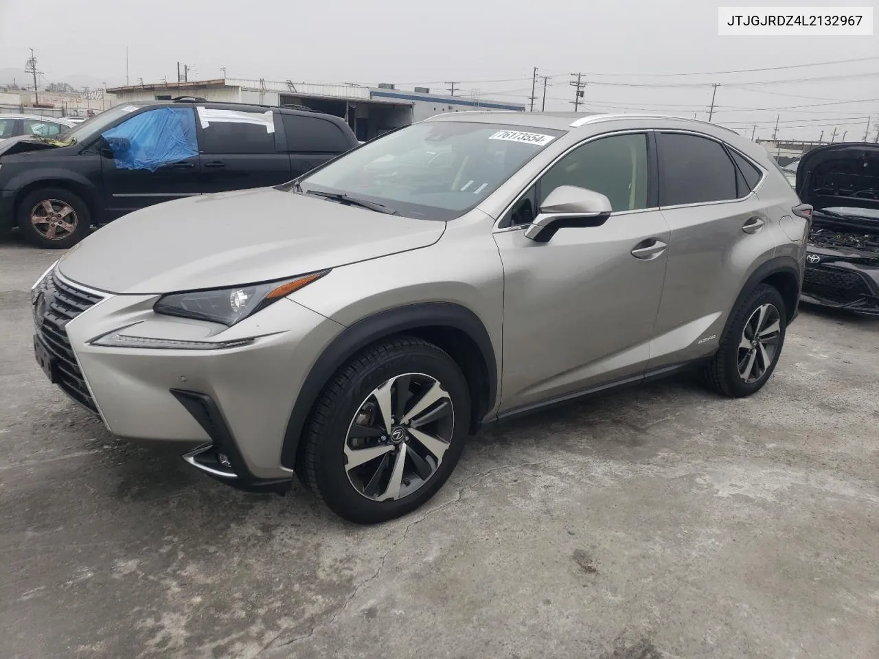 2020 Lexus Nx 300H VIN: JTJGJRDZ4L2132967 Lot: 76173554