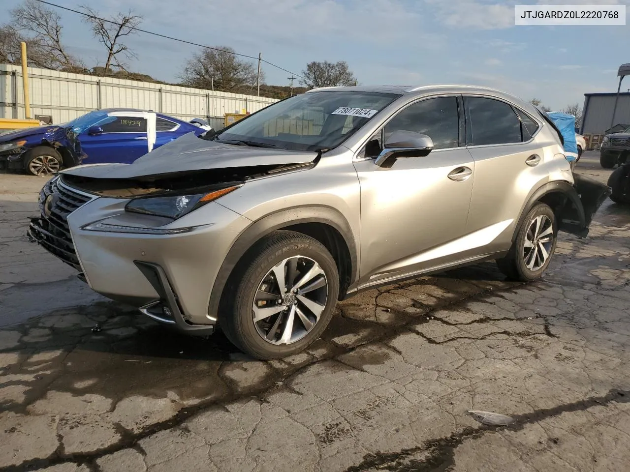 2020 Lexus Nx 300 VIN: JTJGARDZ0L2220768 Lot: 78071024