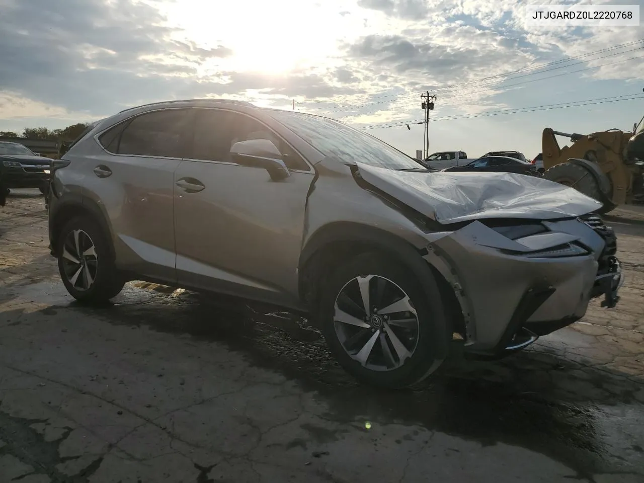 2020 Lexus Nx 300 VIN: JTJGARDZ0L2220768 Lot: 78071024