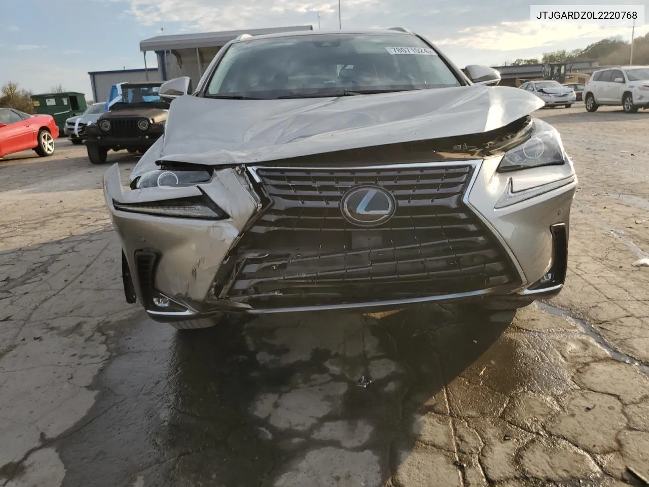 2020 Lexus Nx 300 VIN: JTJGARDZ0L2220768 Lot: 78071024