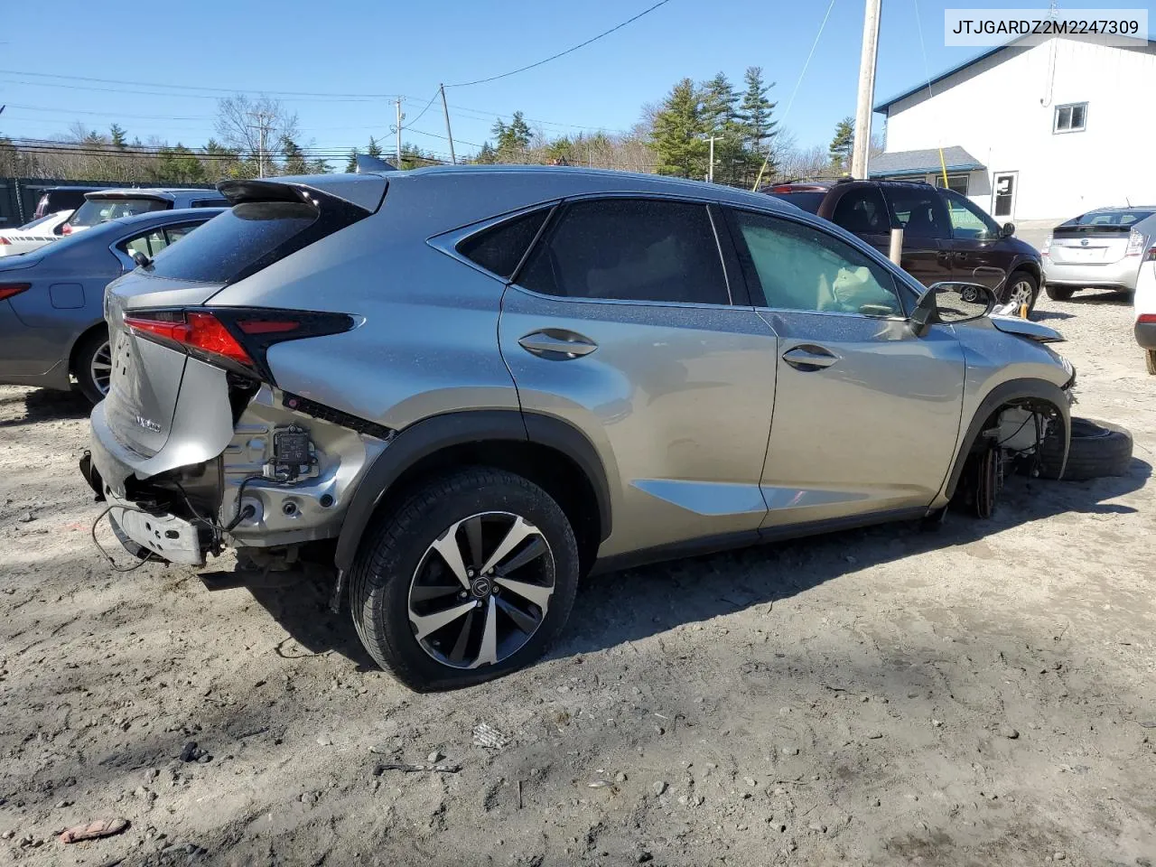 2021 Lexus Nx 300 Base VIN: JTJGARDZ2M2247309 Lot: 52209444