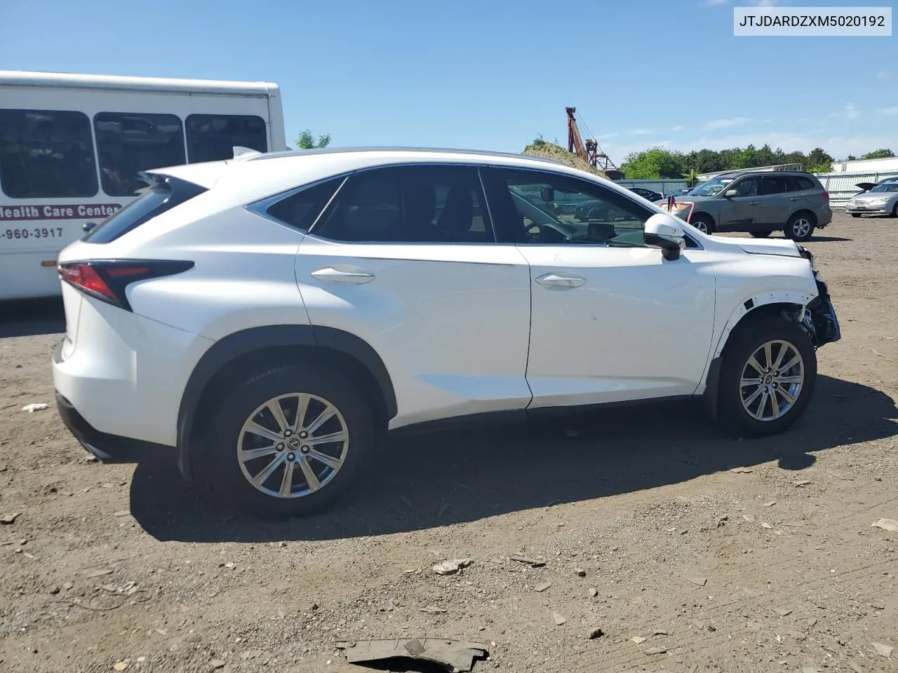 2021 Lexus Nx 300 Base VIN: JTJDARDZXM5020192 Lot: 58360444