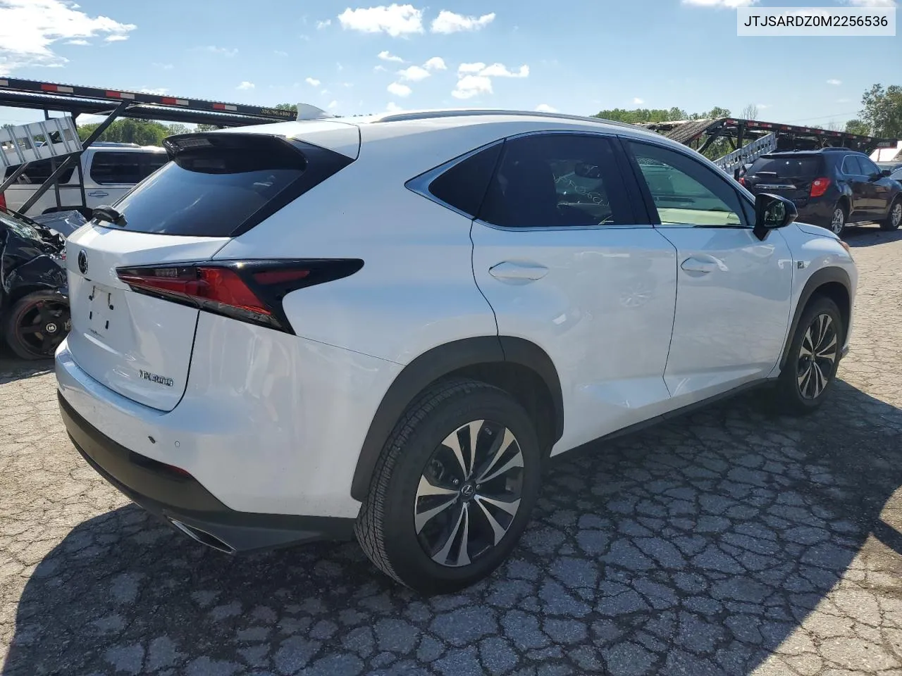 2021 Lexus Nx 300 Base VIN: JTJSARDZ0M2256536 Lot: 60209964