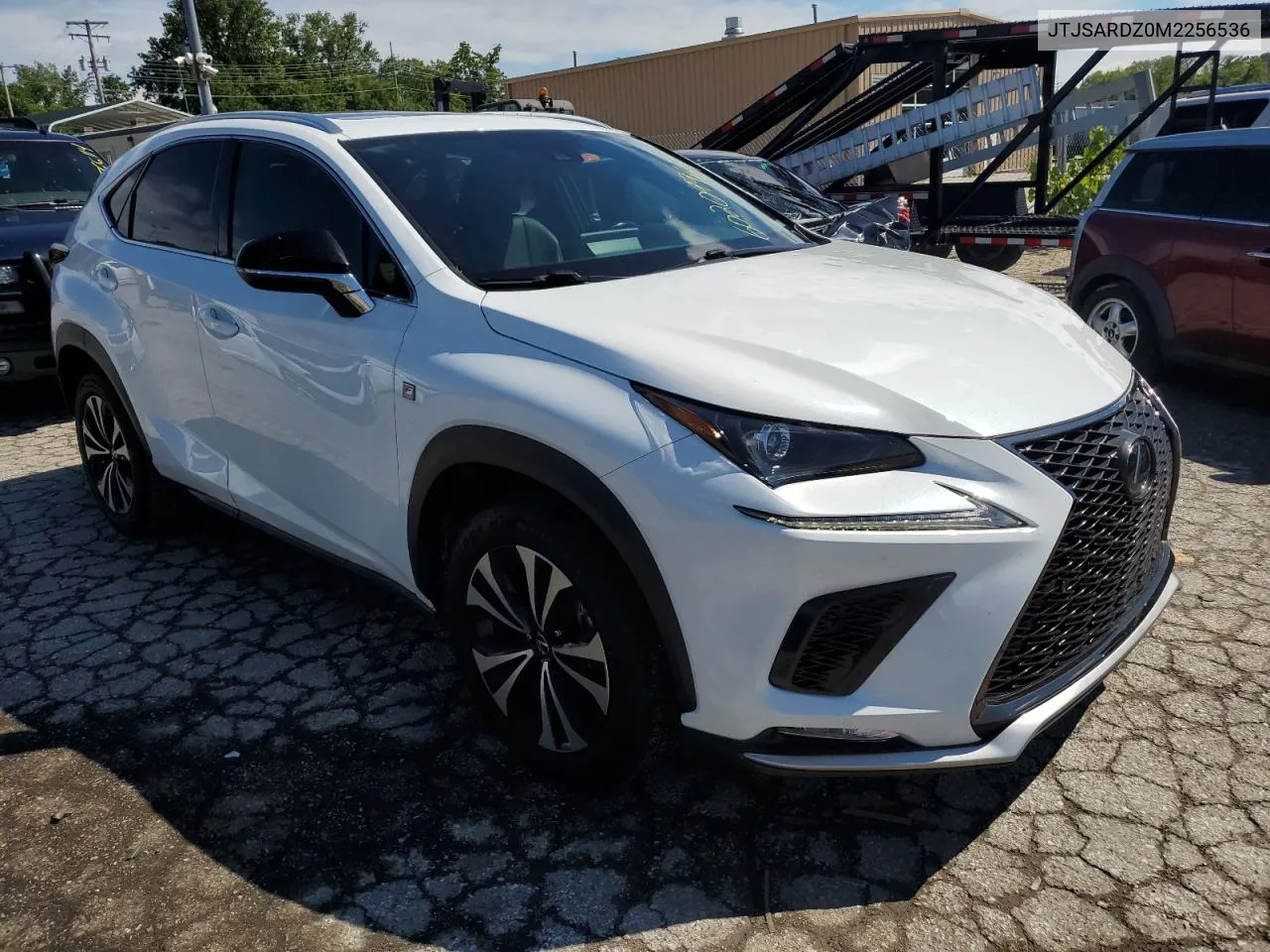 2021 Lexus Nx 300 Base VIN: JTJSARDZ0M2256536 Lot: 60209964