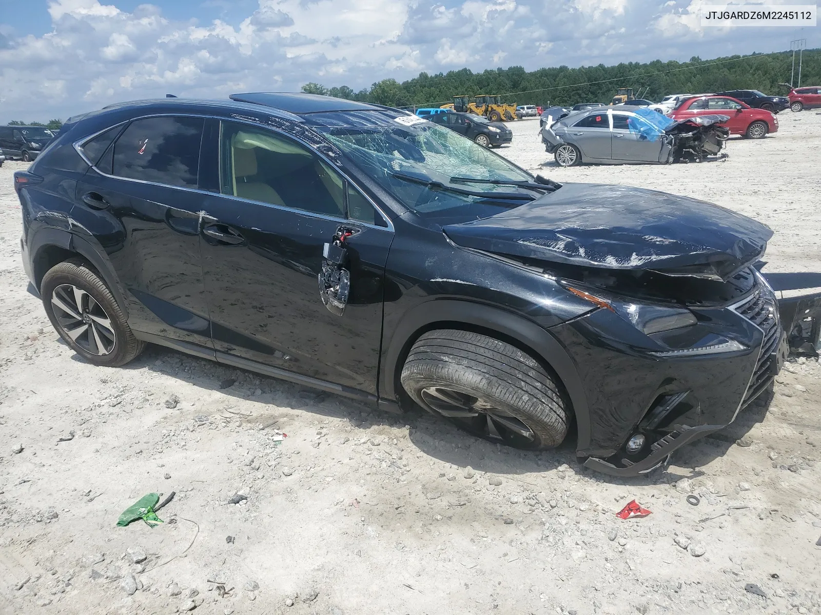 2021 Lexus Nx 300 Base VIN: JTJGARDZ6M2245112 Lot: 61643844