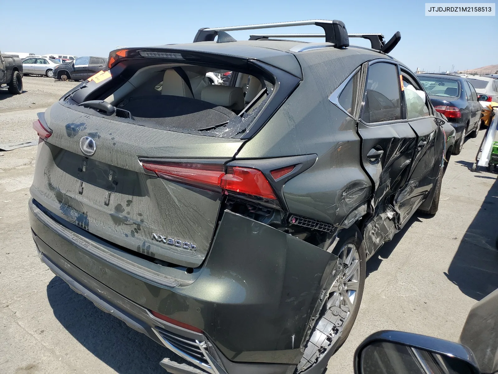 2021 Lexus Nx 300H Base VIN: JTJDJRDZ1M2158513 Lot: 62141224