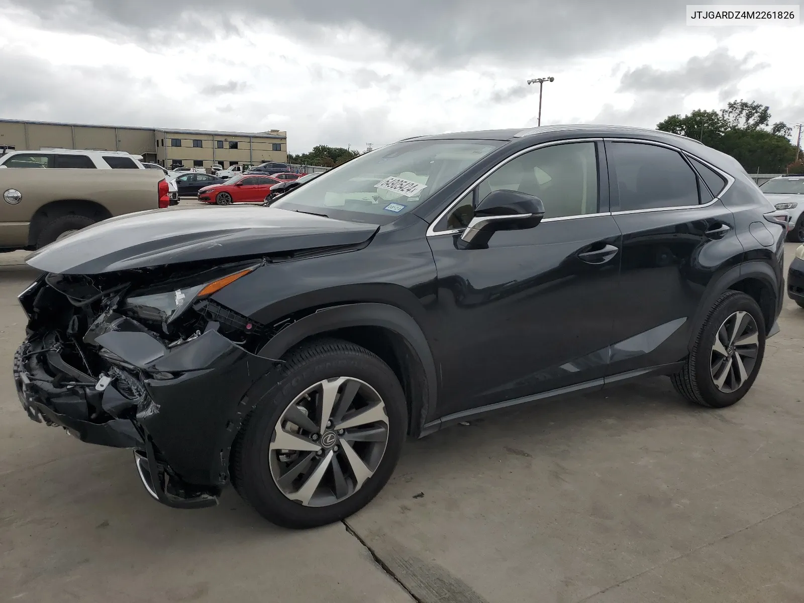 2021 Lexus Nx 300 Base VIN: JTJGARDZ4M2261826 Lot: 64905424