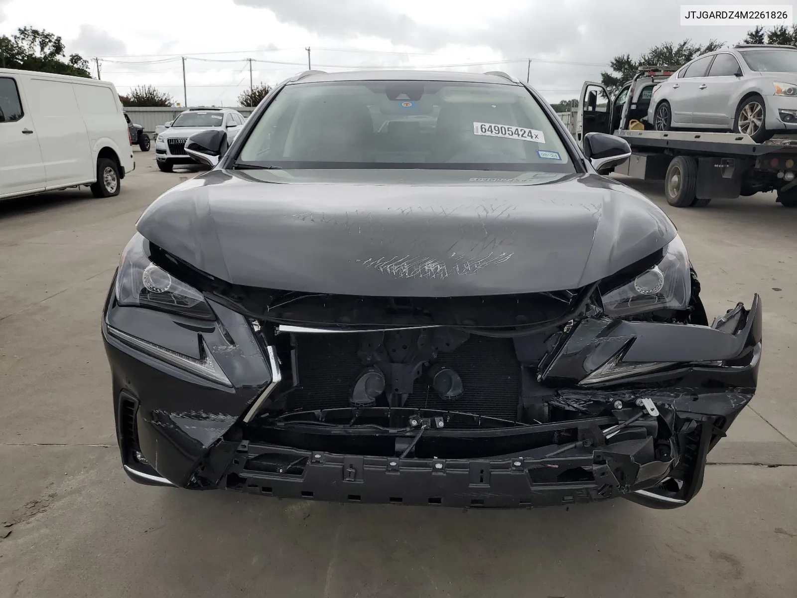 2021 Lexus Nx 300 Base VIN: JTJGARDZ4M2261826 Lot: 64905424