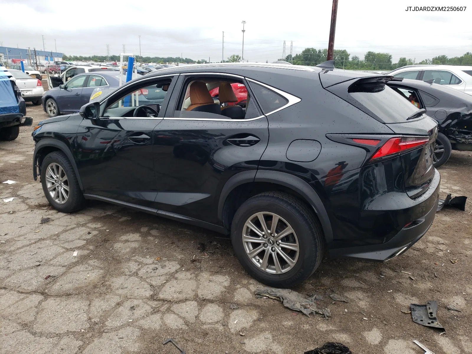 2021 Lexus Nx 300 Base VIN: JTJDARDZXM2250607 Lot: 64940784