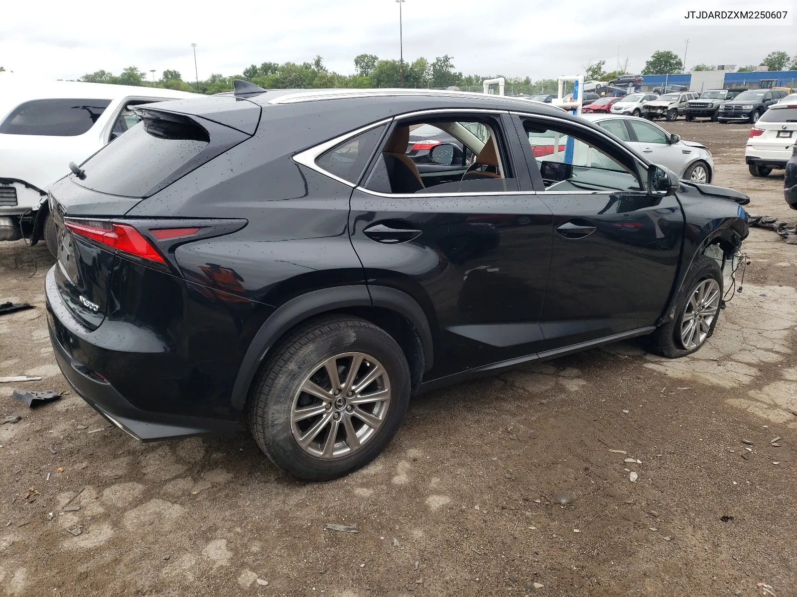 2021 Lexus Nx 300 Base VIN: JTJDARDZXM2250607 Lot: 64940784