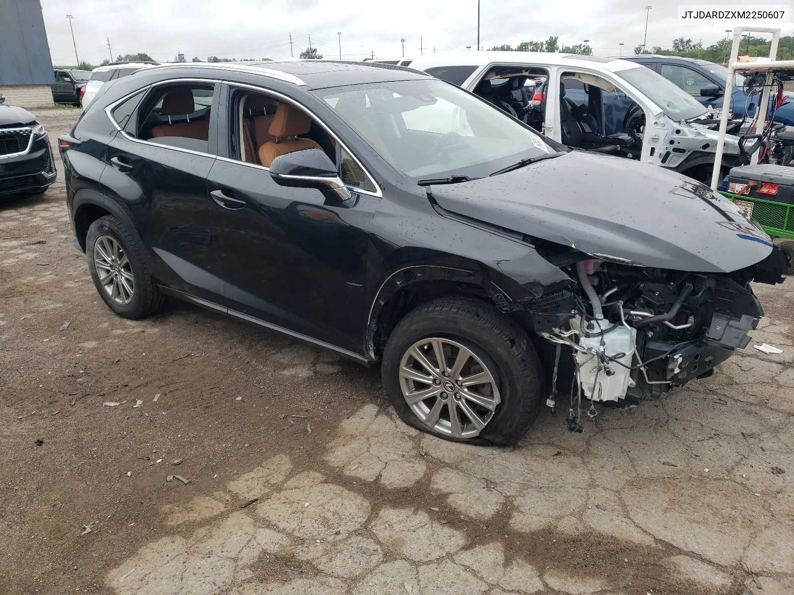 2021 Lexus Nx 300 Base VIN: JTJDARDZXM2250607 Lot: 64940784