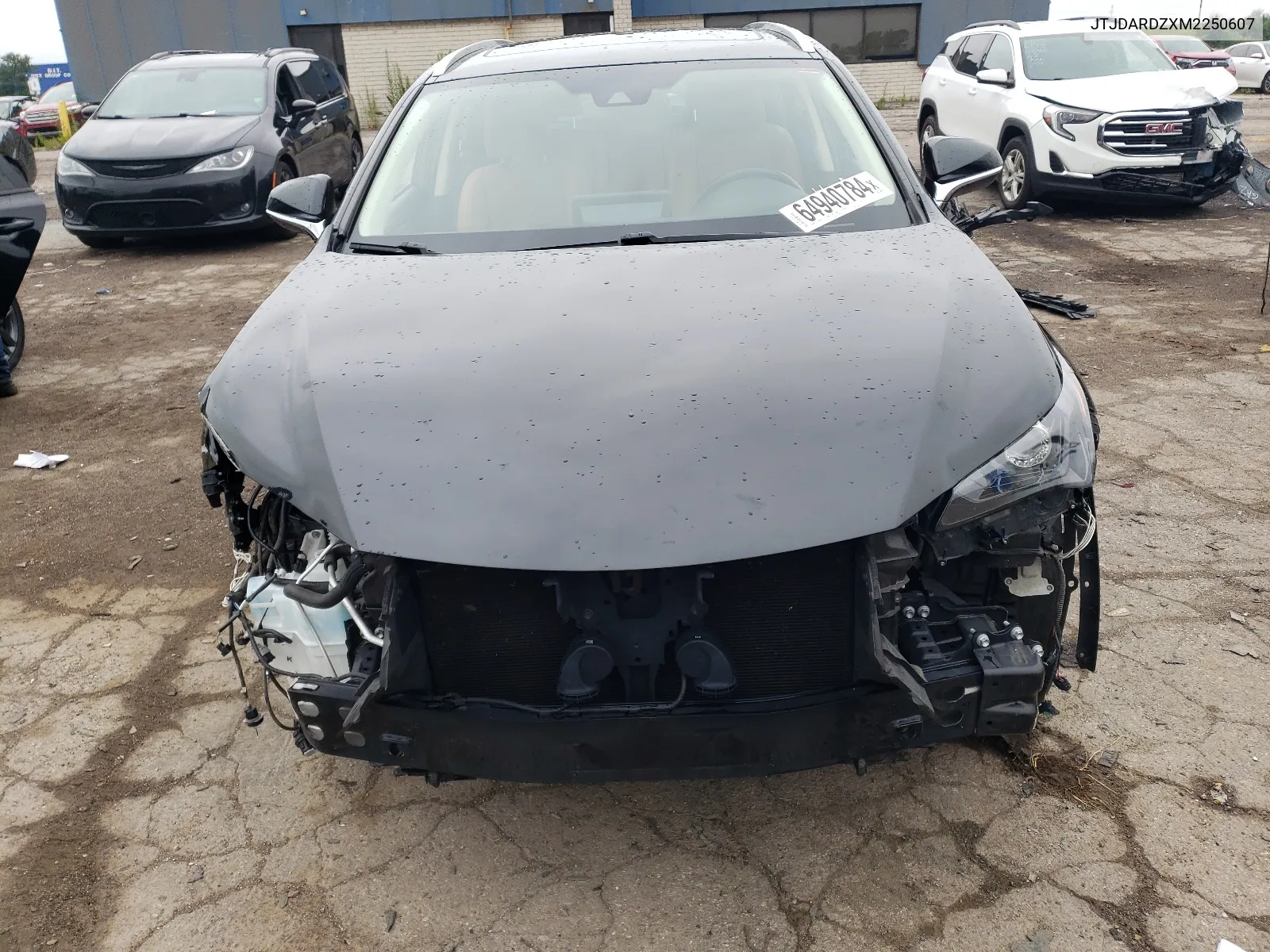 2021 Lexus Nx 300 Base VIN: JTJDARDZXM2250607 Lot: 64940784