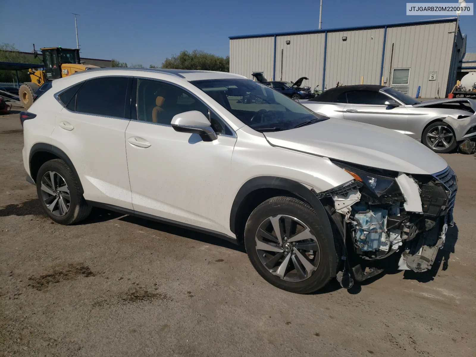 2021 Lexus Nx 300 Base VIN: JTJGARBZ0M2200170 Lot: 65674934