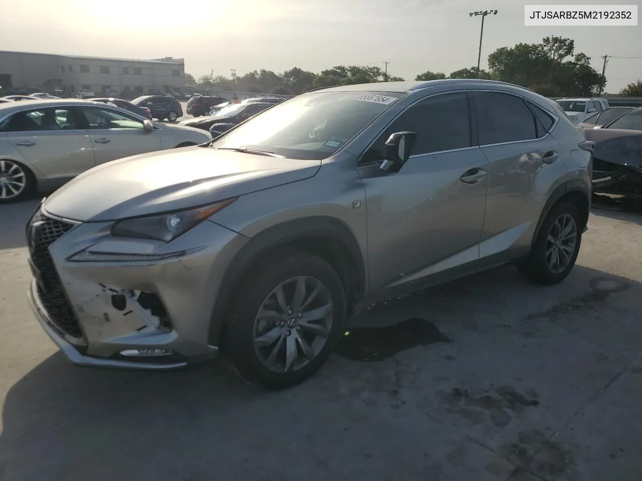 JTJSARBZ5M2192352 2021 Lexus Nx 300 Base