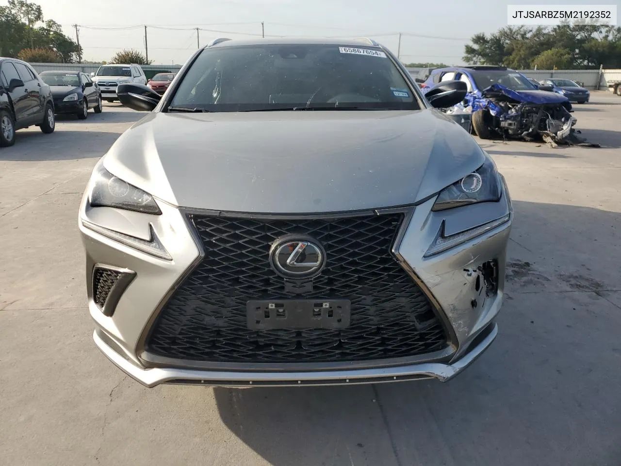 JTJSARBZ5M2192352 2021 Lexus Nx 300 Base