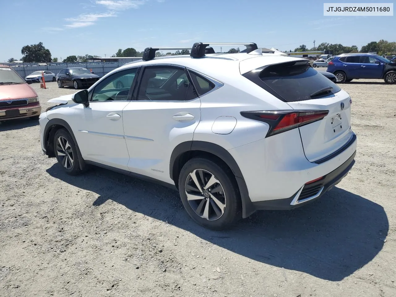 2021 Lexus Nx 300H Base VIN: JTJGJRDZ4M5011680 Lot: 66752054